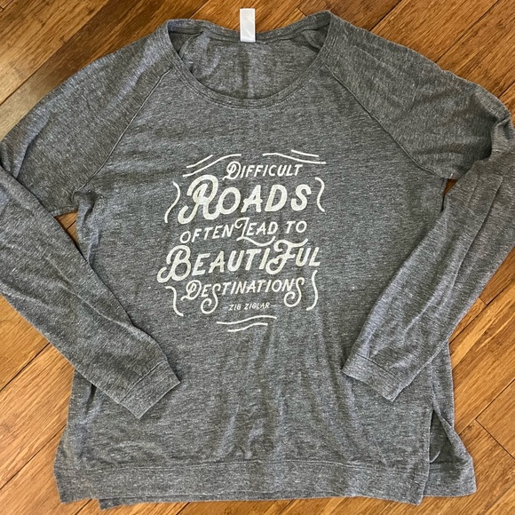 Long Sleeve Quote Shirt - Picture 1 of 8